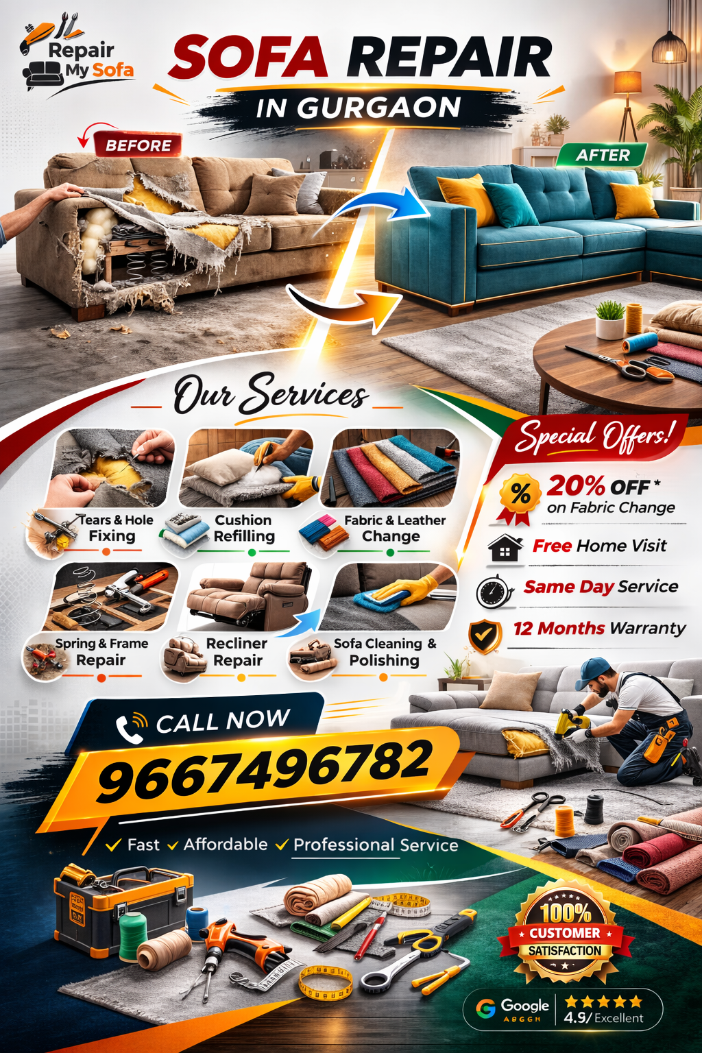 Sofa Repair Gurgaon
