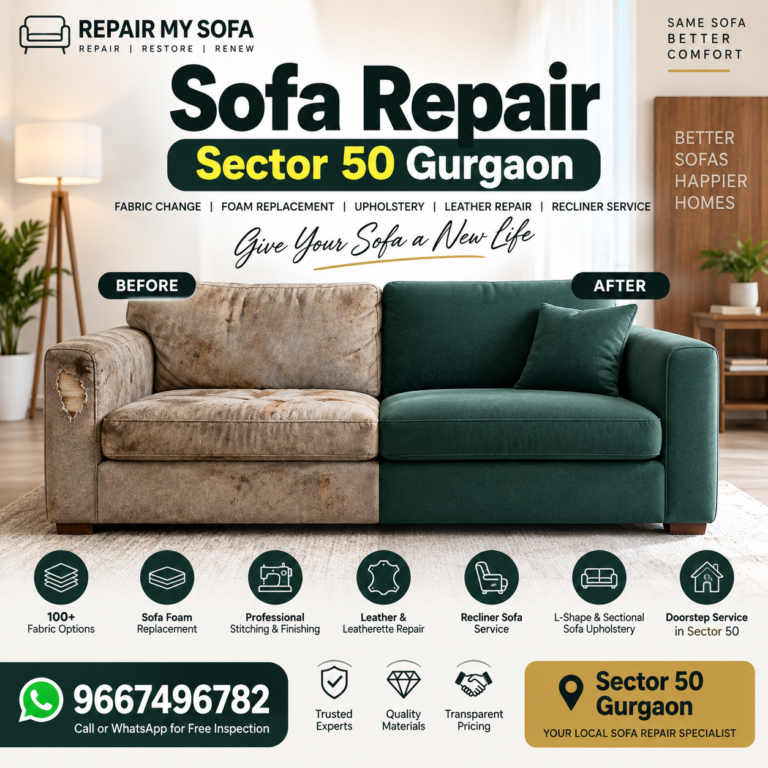 Sofa Repair in Sector 50 Gurgaon